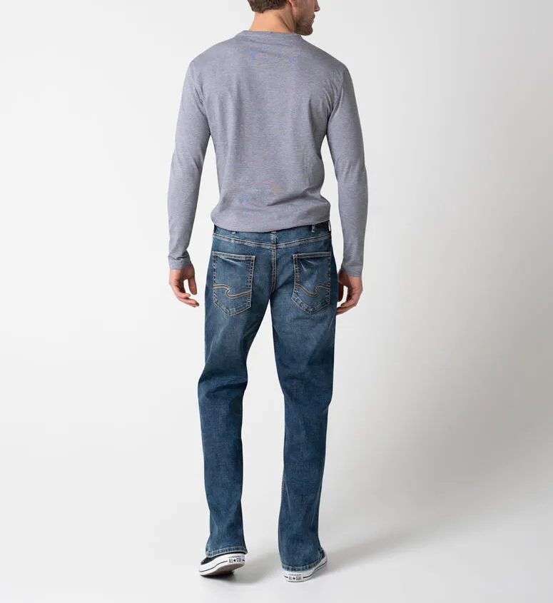 Silver Zac Relaxed Fit Straight Leg