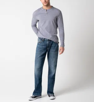 Silver Zac Relaxed Fit Straight Leg