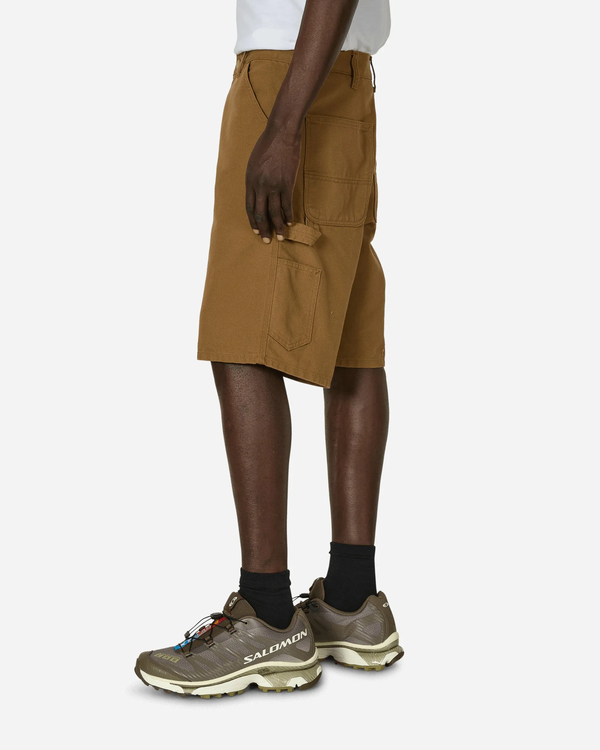 Single Knee Shorts Hamilton Brown (Rinsed)