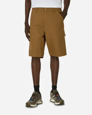 Single Knee Shorts Hamilton Brown (Rinsed)