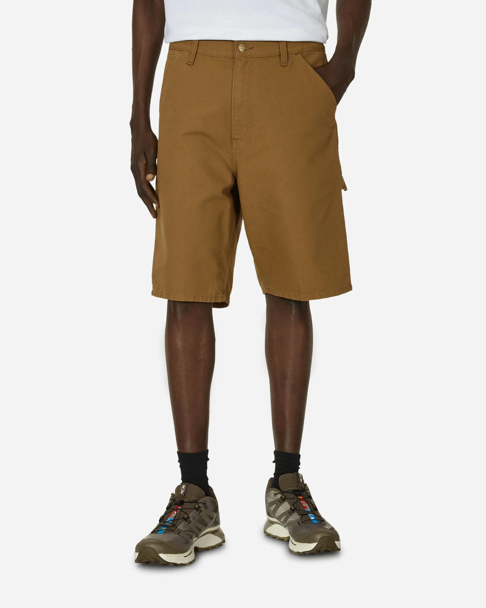 Single Knee Shorts Hamilton Brown (Rinsed)