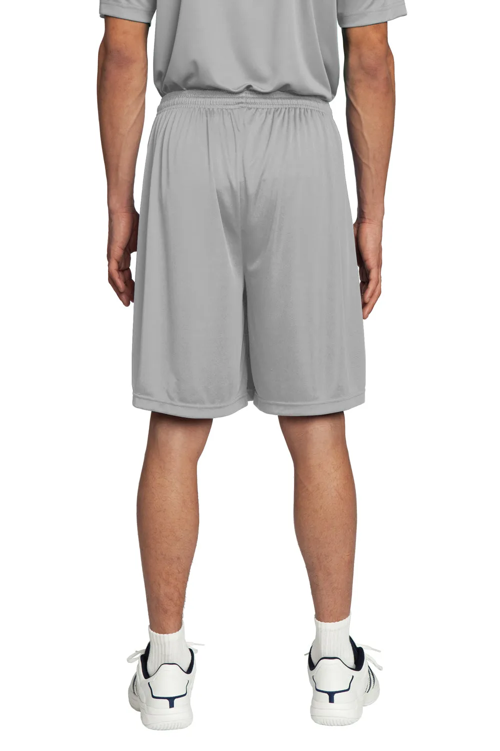 Sport-Tek Mens Competitor Moisture Wicking Shorts - Silver Grey