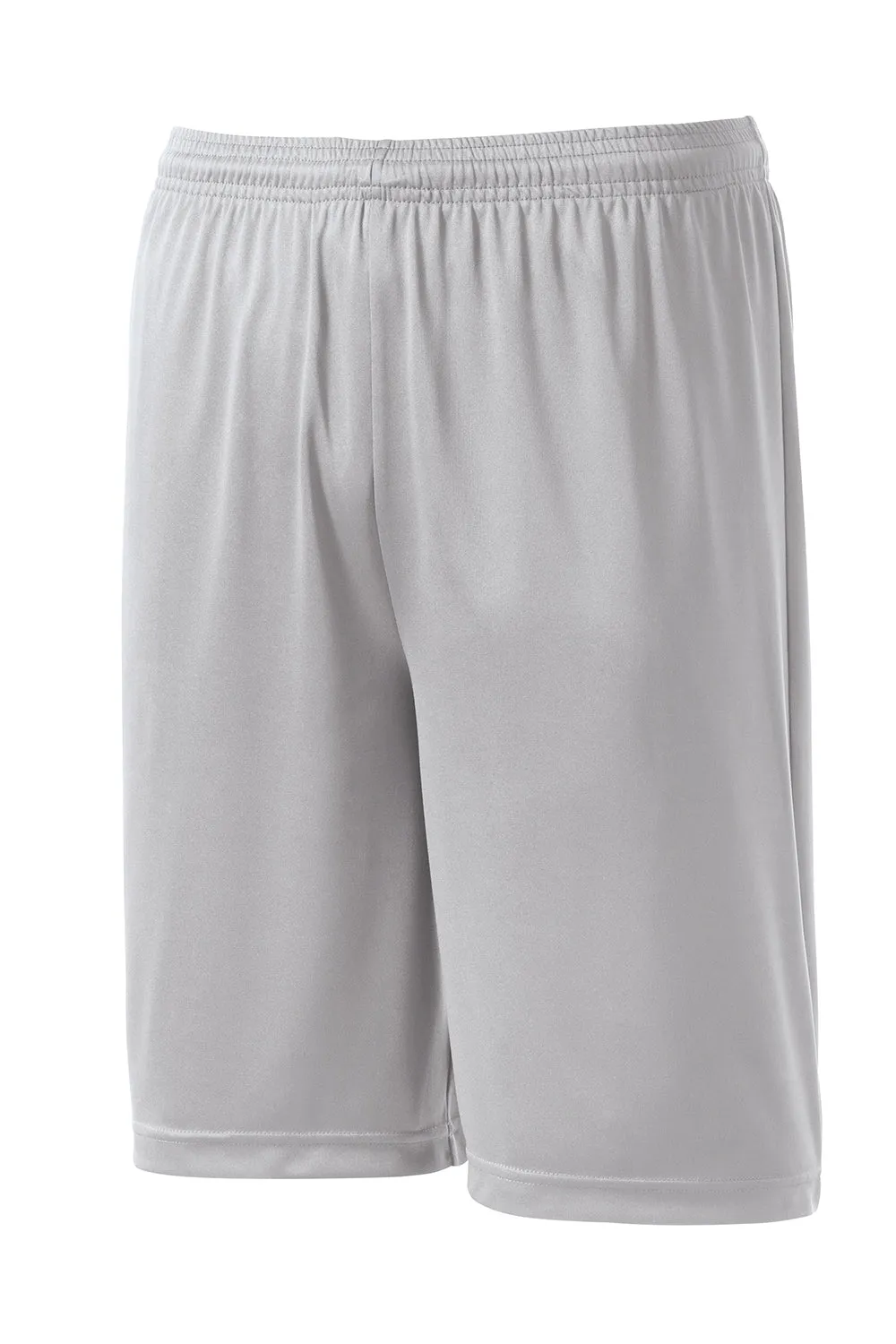 Sport-Tek Mens Competitor Moisture Wicking Shorts - Silver Grey