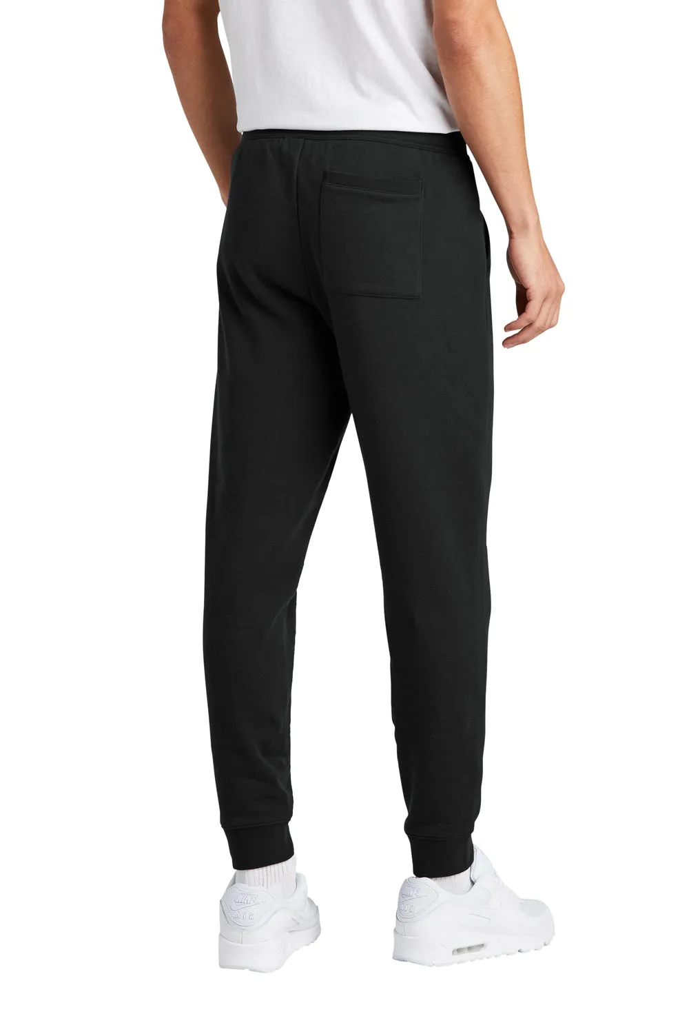 Sport-Tek Mens Drive Fleece Jogger Sweatpants w/ Pockets - Black