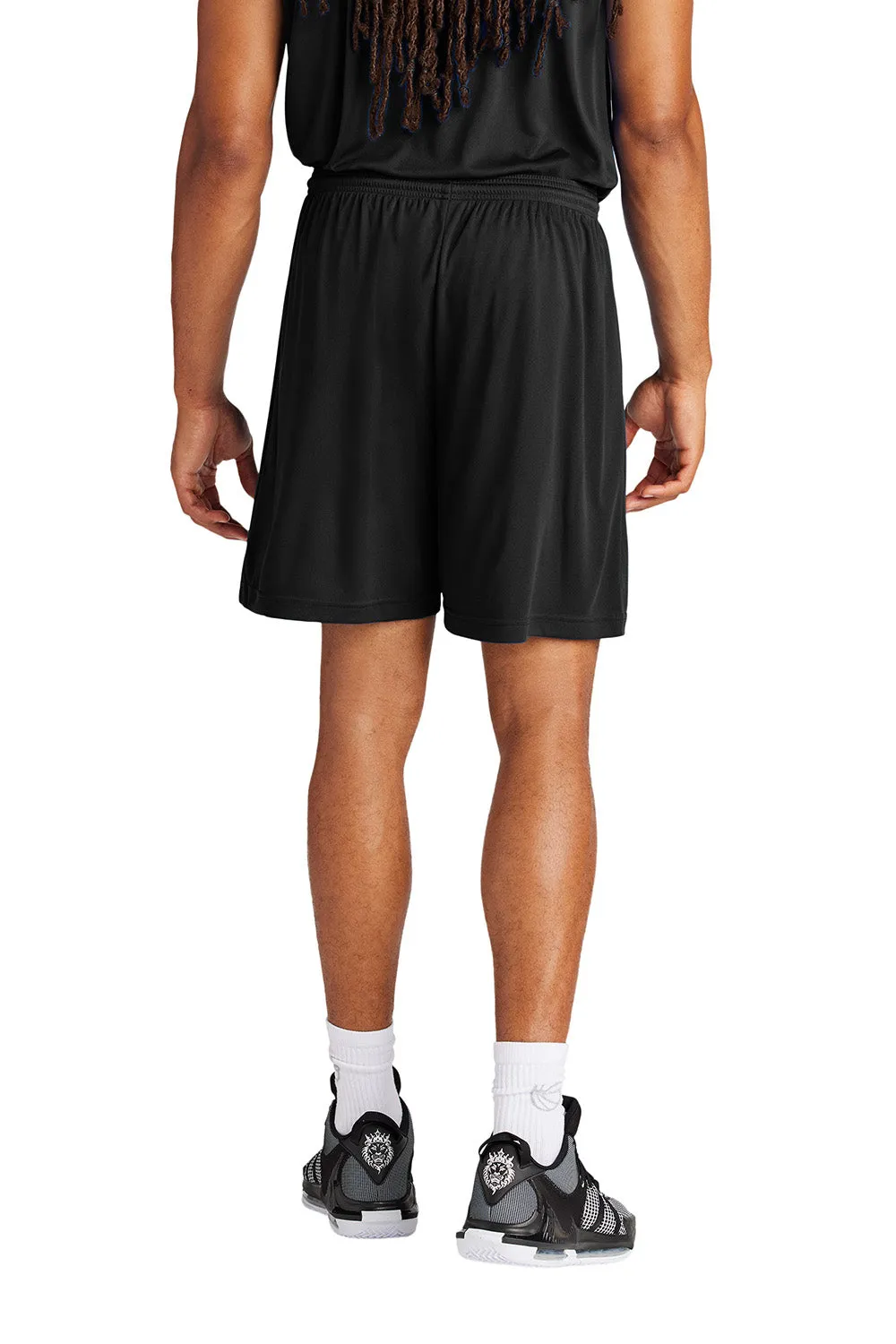 Sport-Tek Mens Moisture Wicking Competitor Athletic Shorts - Black