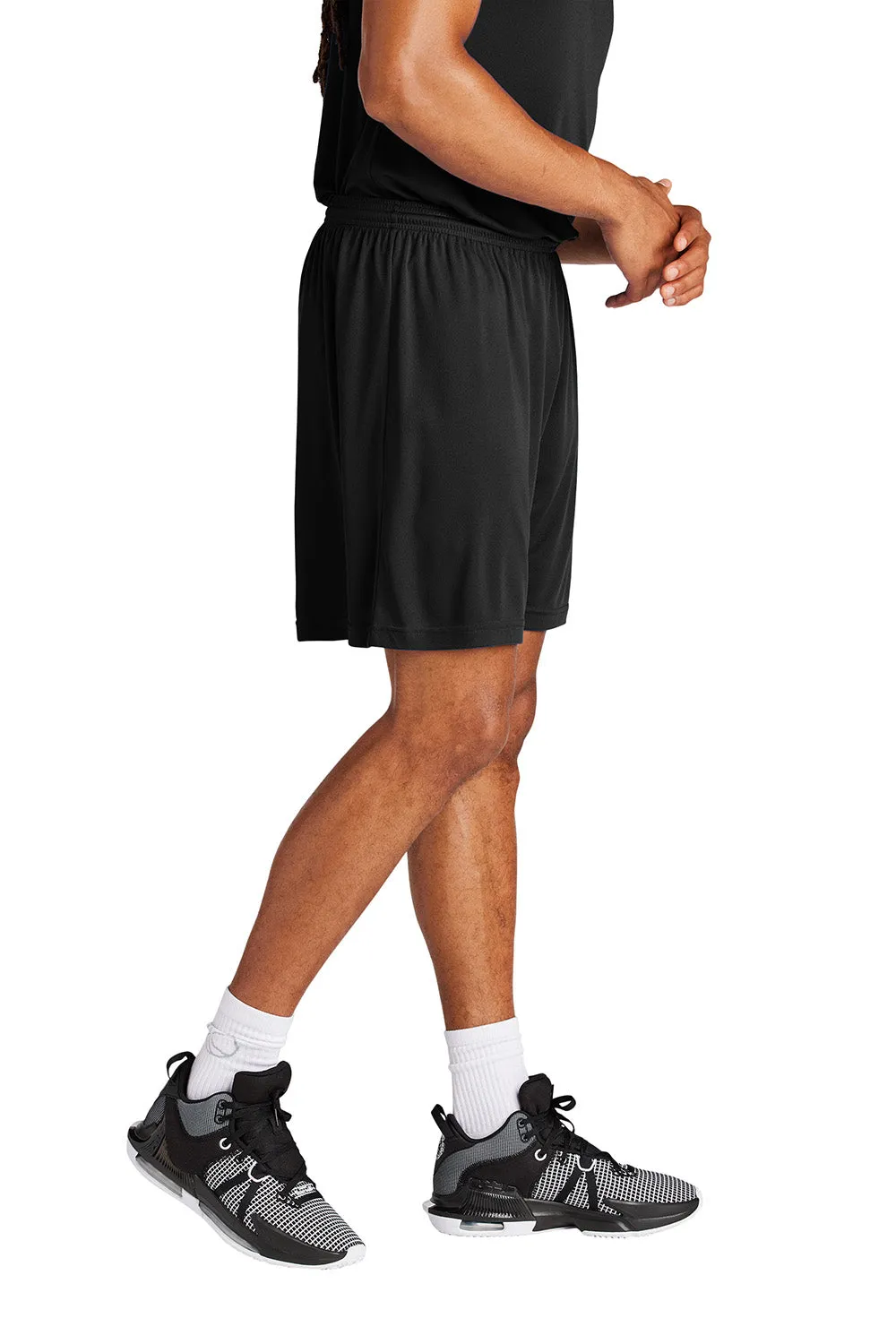 Sport-Tek Mens Moisture Wicking Competitor Athletic Shorts - Black