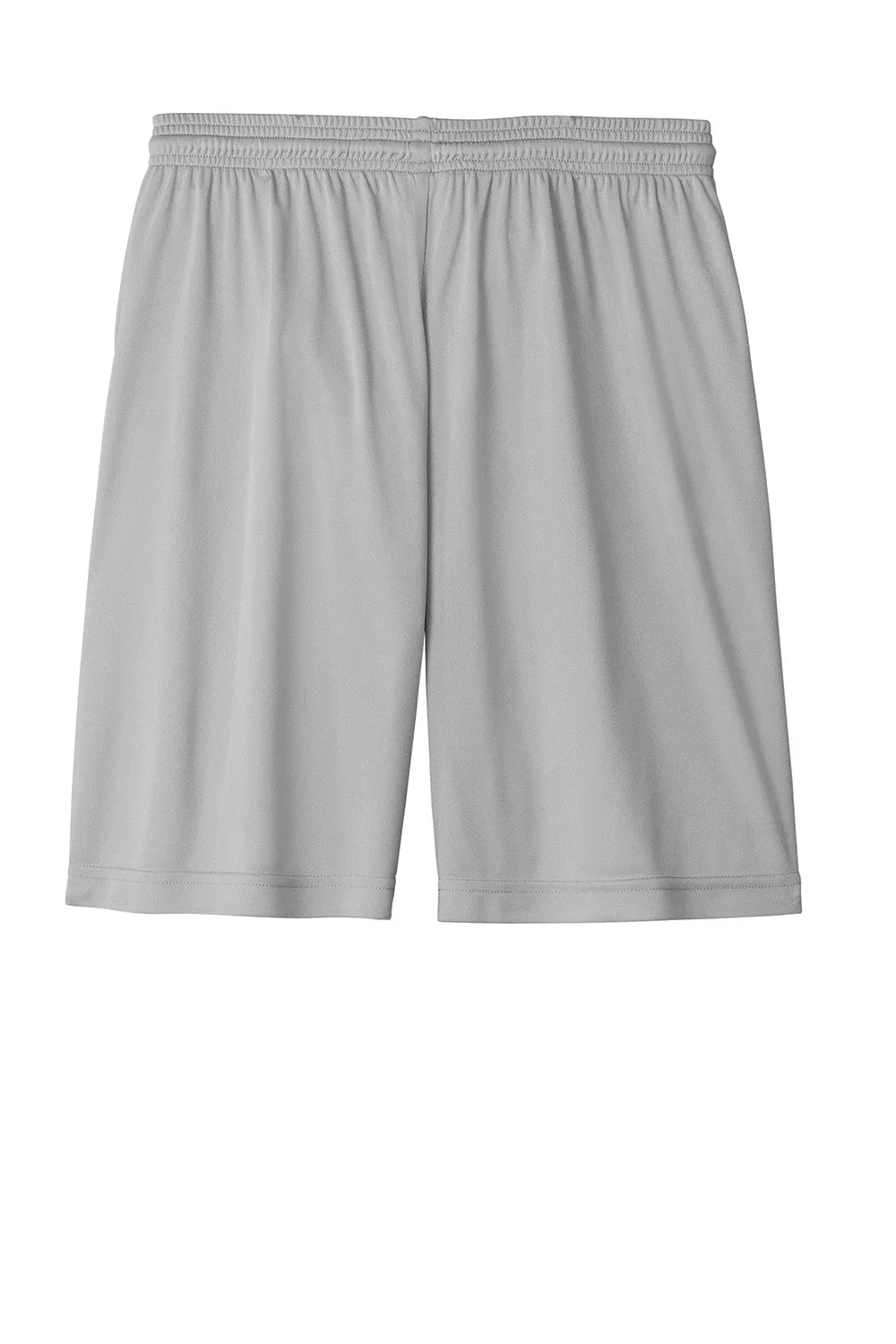Sport-Tek Mens Moisture Wicking Competitor Athletic Shorts - Silver Grey