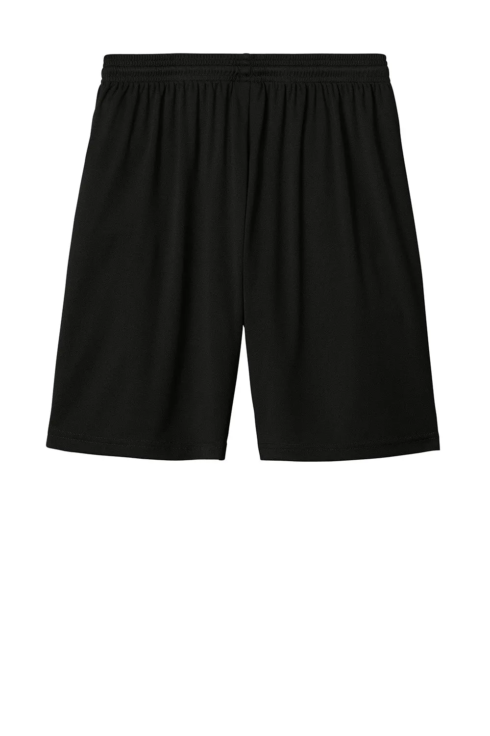 Sport-Tek Mens Moisture Wicking Competitor United Athletic Shorts - Black/White
