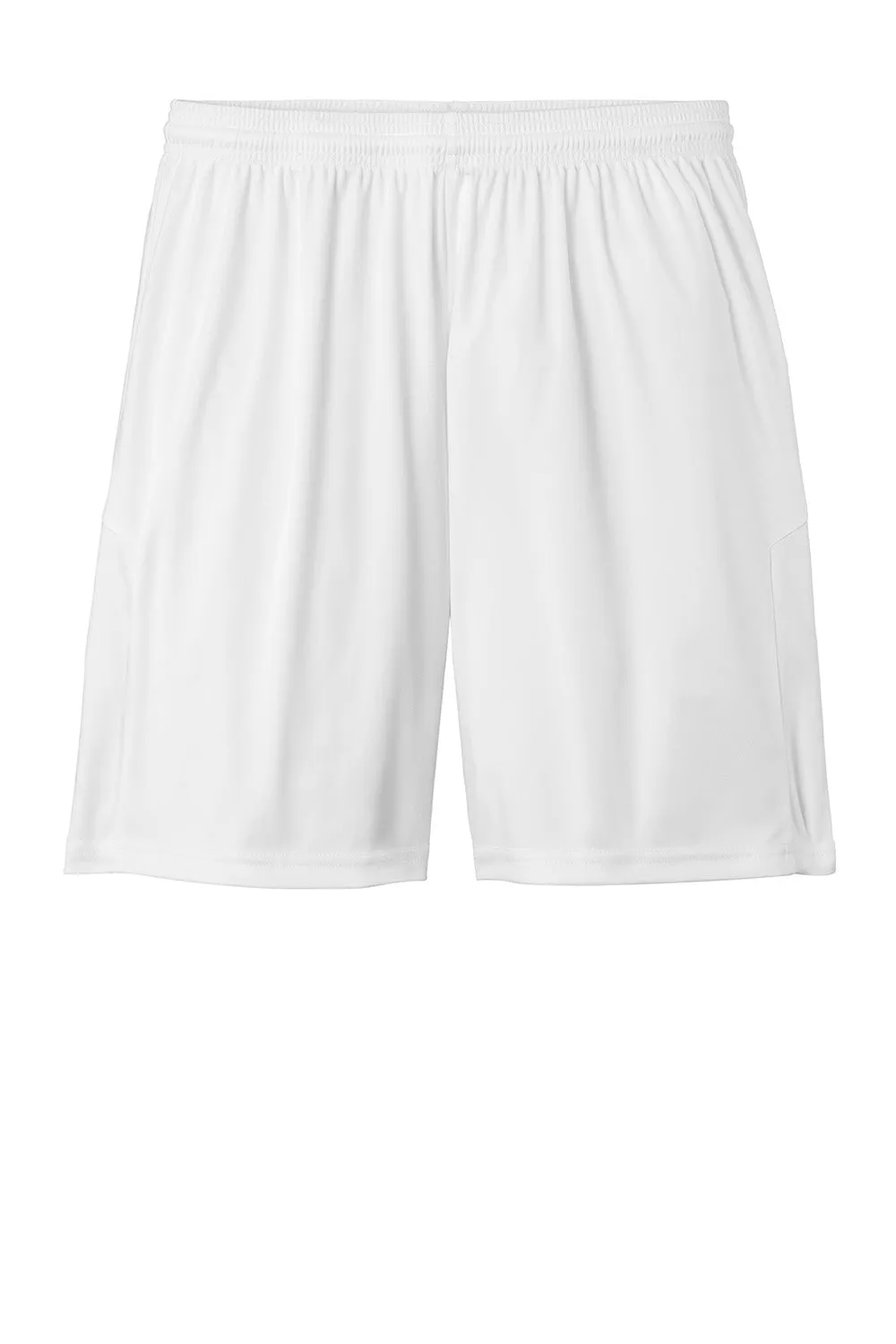 Sport-Tek Mens Moisture Wicking Competitor United Athletic Shorts - White