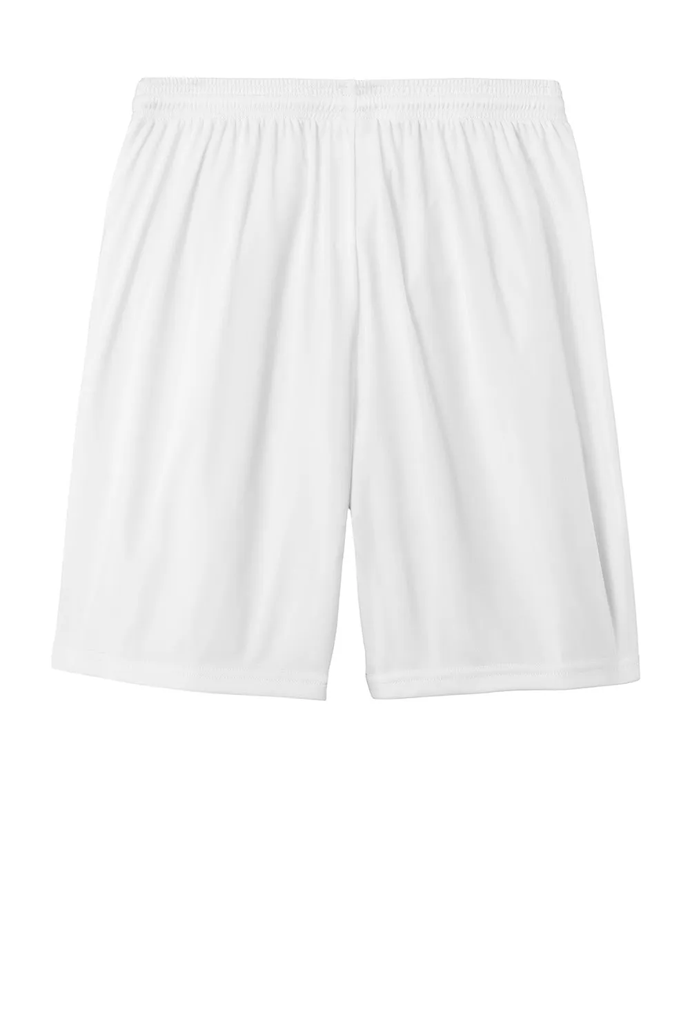 Sport-Tek Mens Moisture Wicking Competitor United Athletic Shorts - White