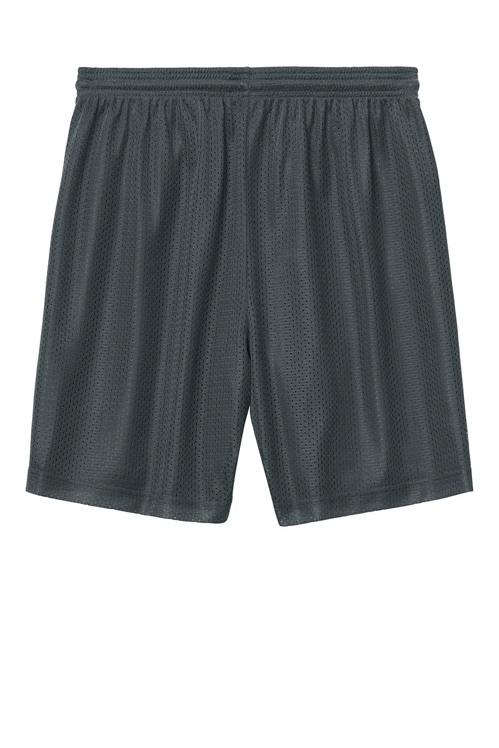 Sport-Tek Mens Moisture Wicking Mesh Athletic Shorts - Iron Grey
