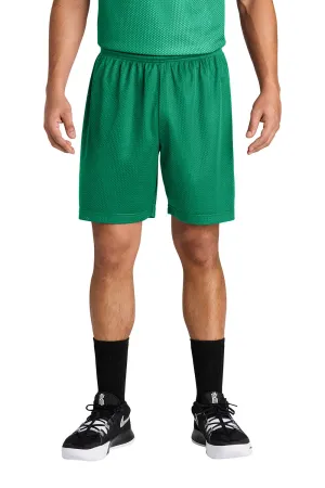 Sport-Tek Mens Moisture Wicking Mesh Athletic Shorts - Kelly Green