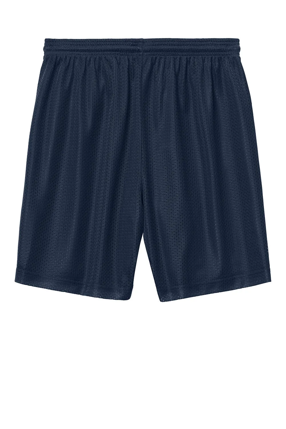 Sport-Tek Mens Moisture Wicking Mesh Athletic Shorts - True Navy Blue
