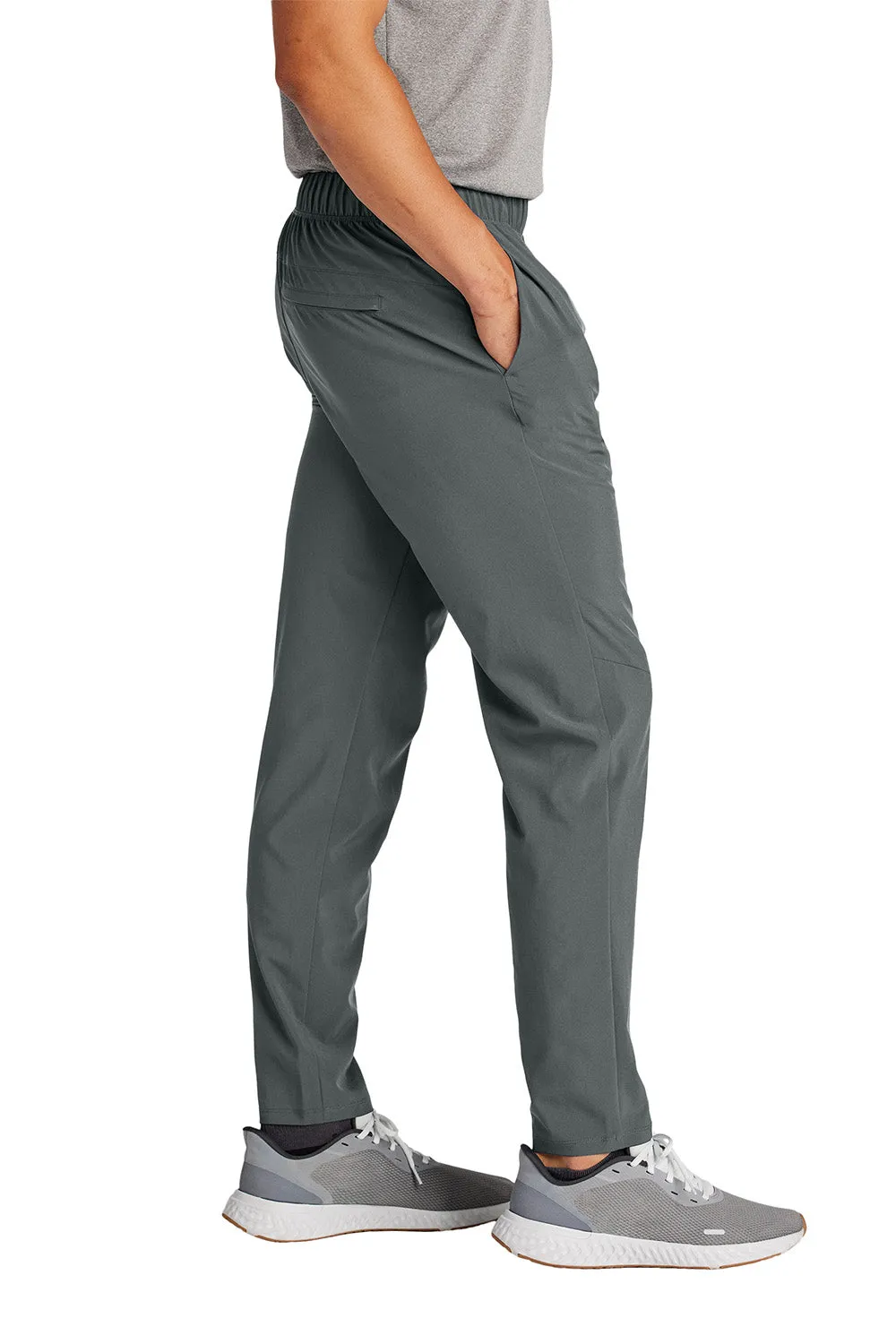 Sport-Tek Mens Repeat Moisture Wicking Pants w/ Pockets - Iron Grey