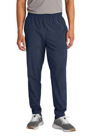 Sport-Tek Mens Repeat Moisture Wicking Pants w/ Pockets - True Navy Blue