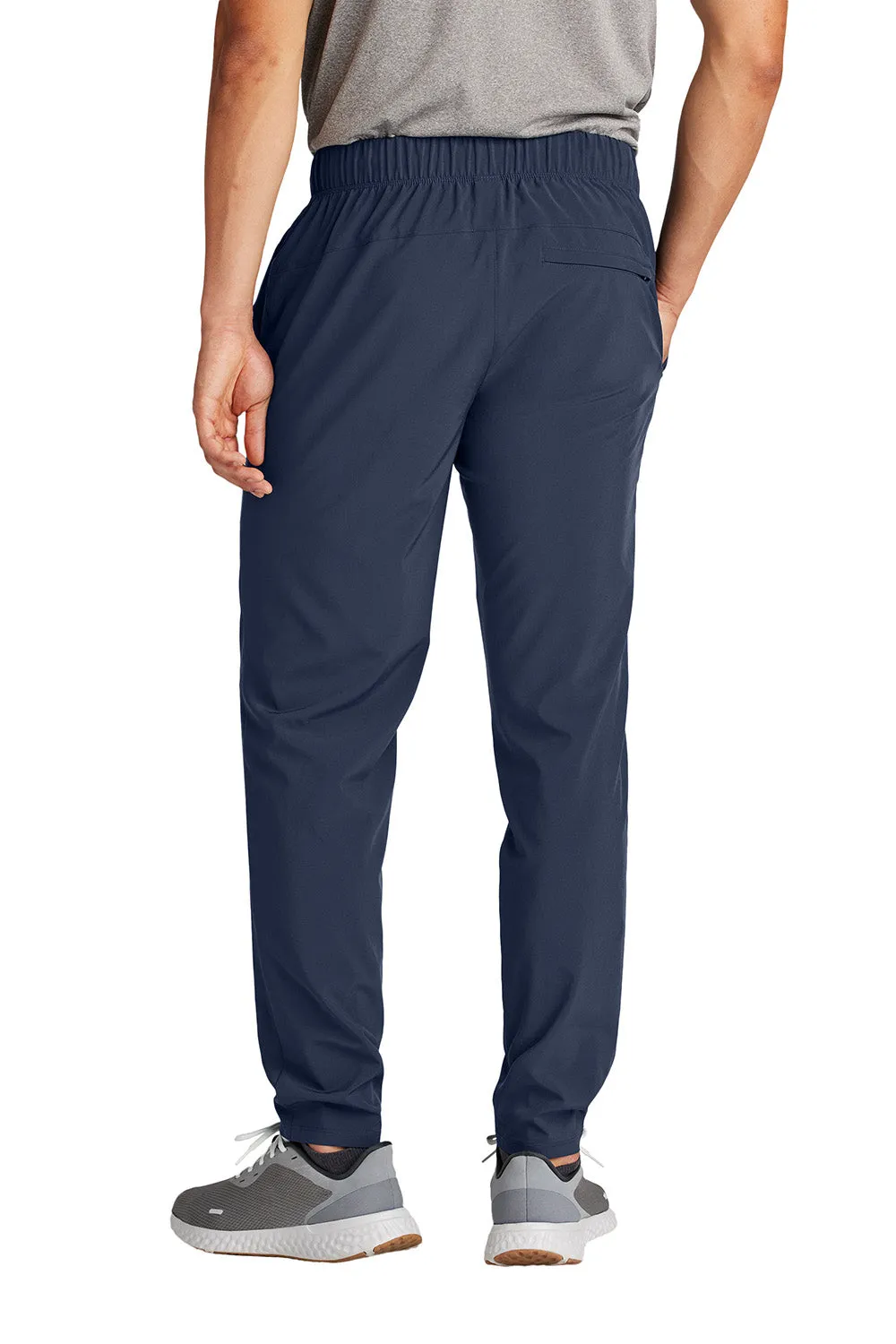 Sport-Tek Mens Repeat Moisture Wicking Pants w/ Pockets - True Navy Blue