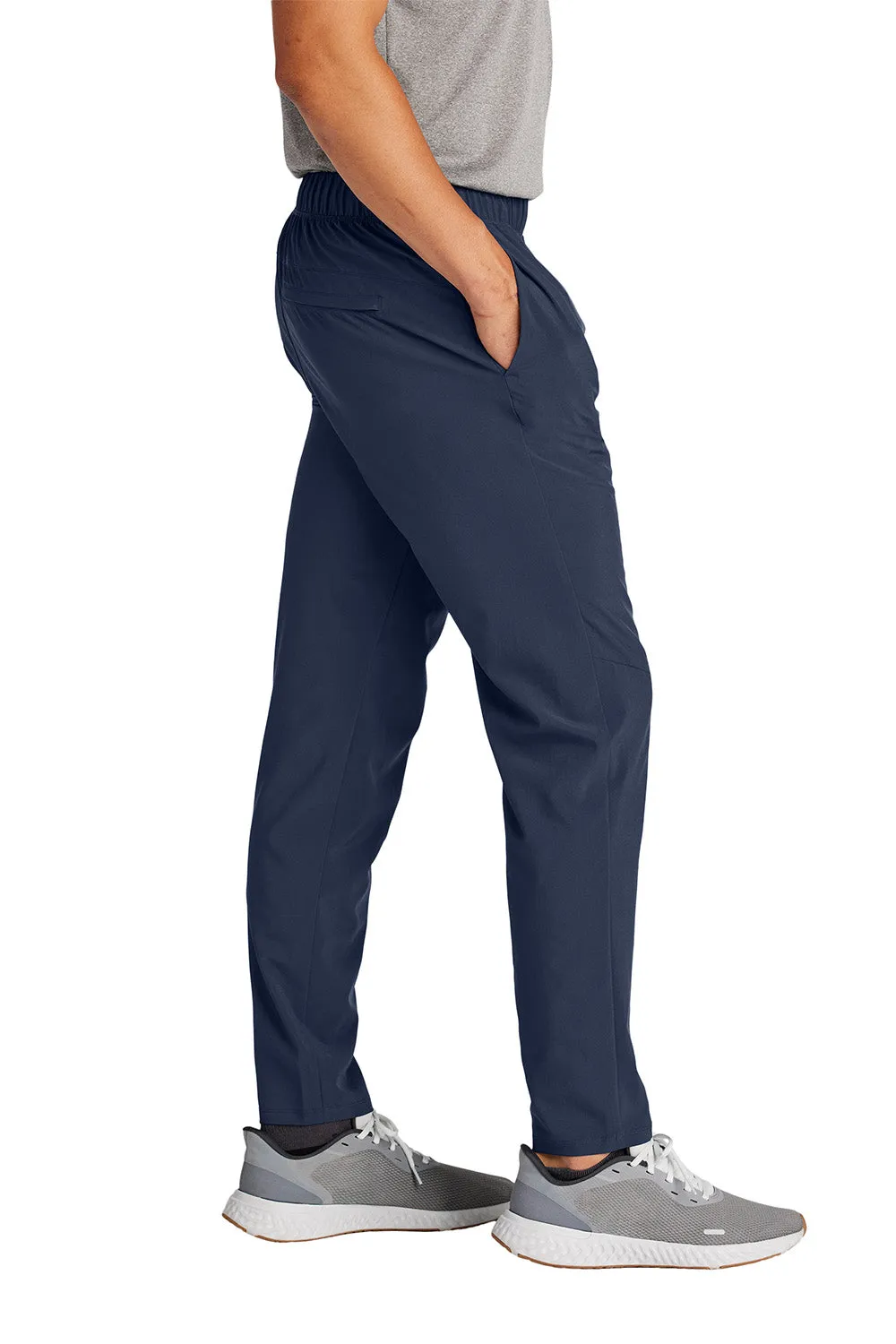 Sport-Tek Mens Repeat Moisture Wicking Pants w/ Pockets - True Navy Blue