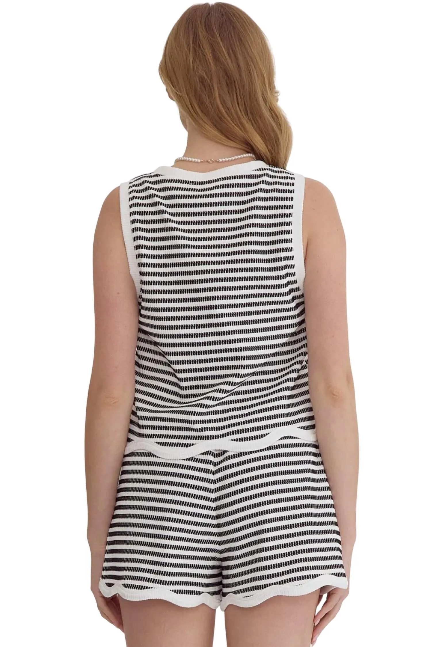 Stripe Short In Black/white