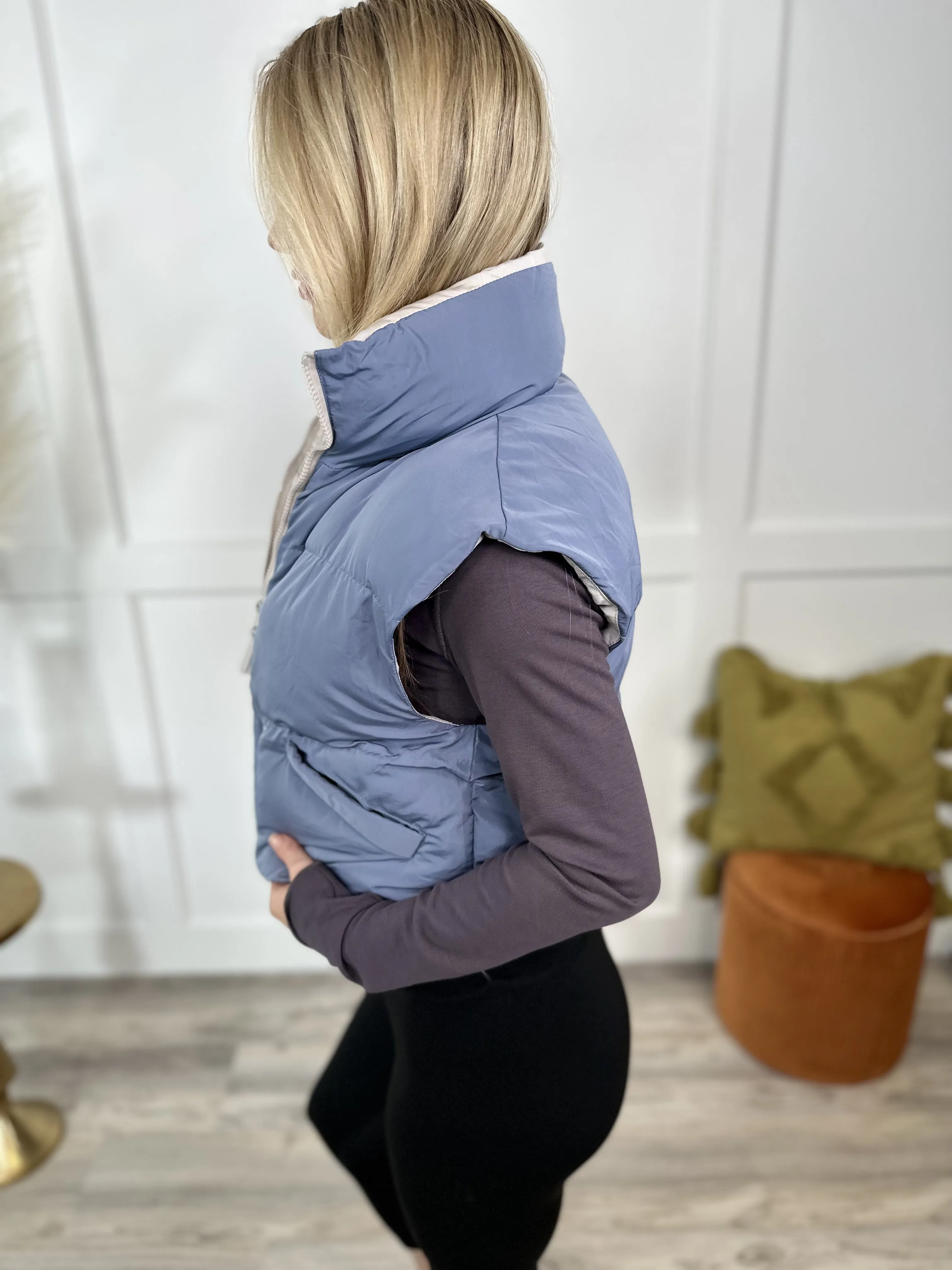 Style Freak Cropped Puffer Vest *Final Sale*