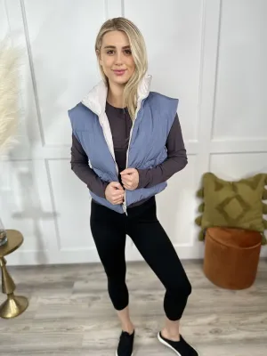 Style Freak Cropped Puffer Vest *Final Sale*