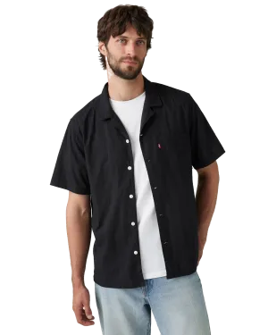 Sunset Camp Shirt in Jet Black