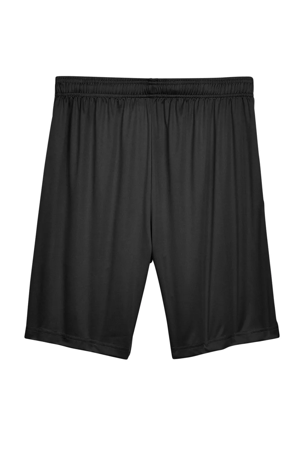 Team 365 Mens Zone Performance Moisture Wicking Shorts w/ Pockets - Black