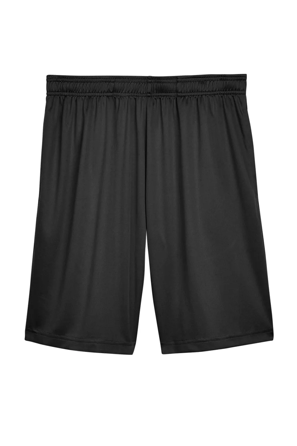 Team 365 Mens Zone Performance Moisture Wicking Shorts w/ Pockets - Black