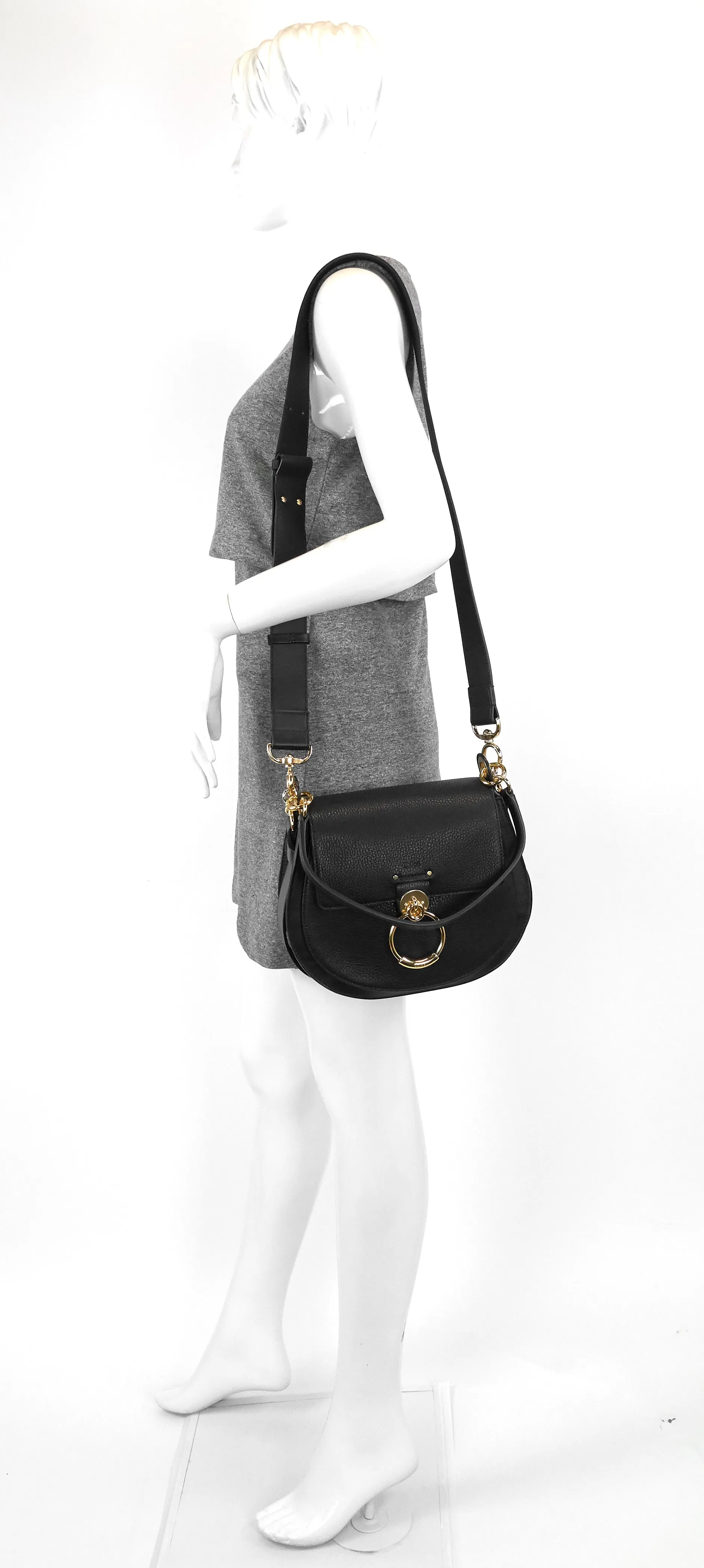 Tess Large Grained Calfskin Bag Bags_Chloé