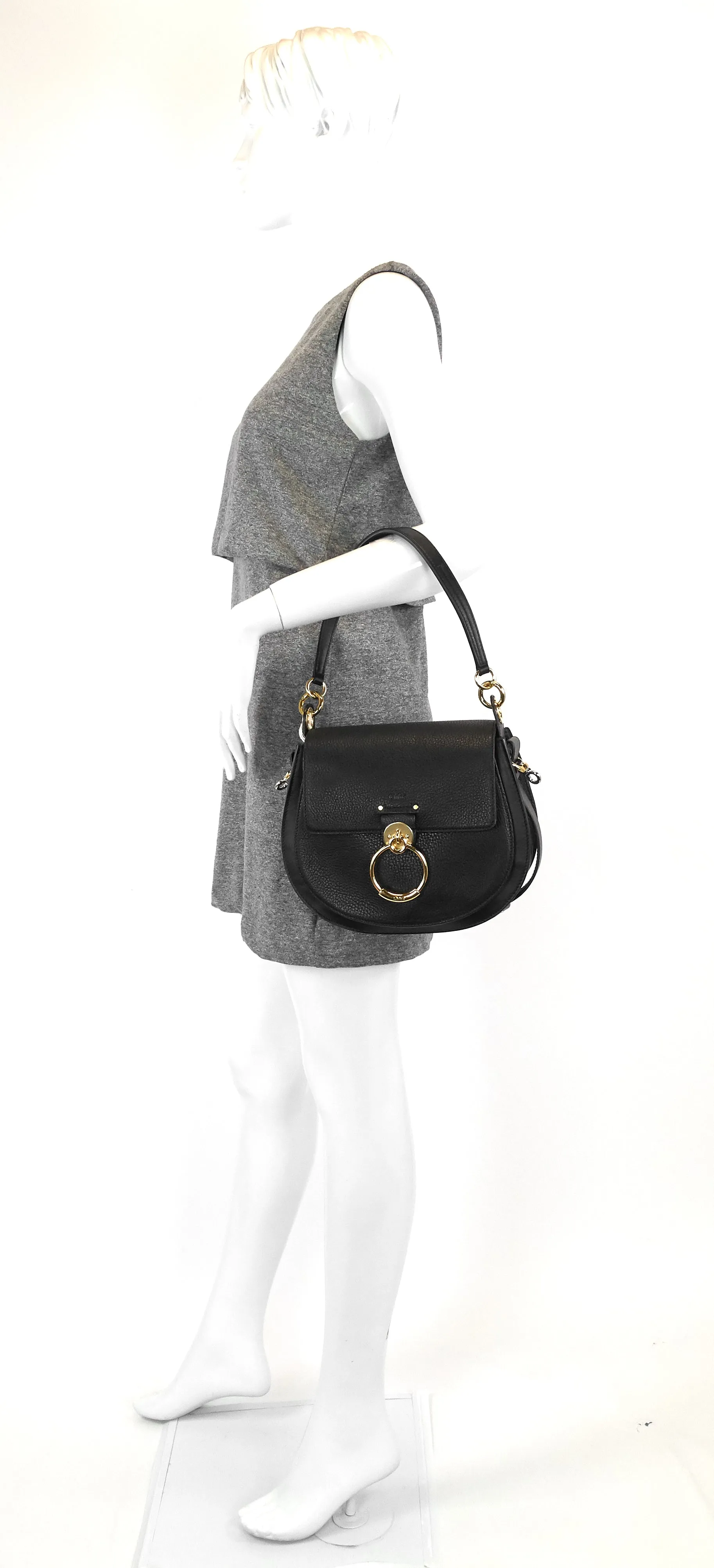 Tess Large Grained Calfskin Bag Bags_Chloé