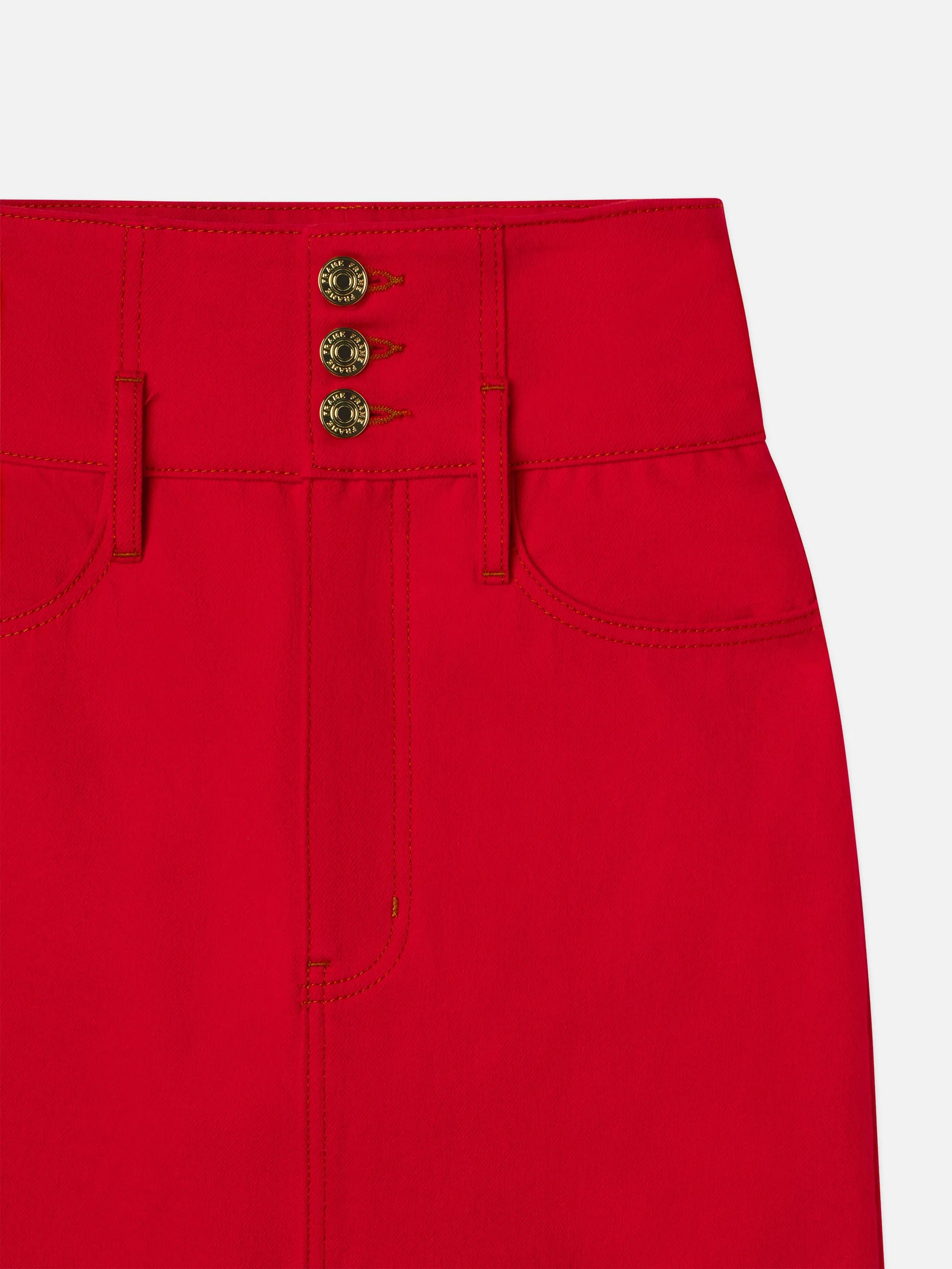 The Corset Mini Skirt -- Herrera Red
