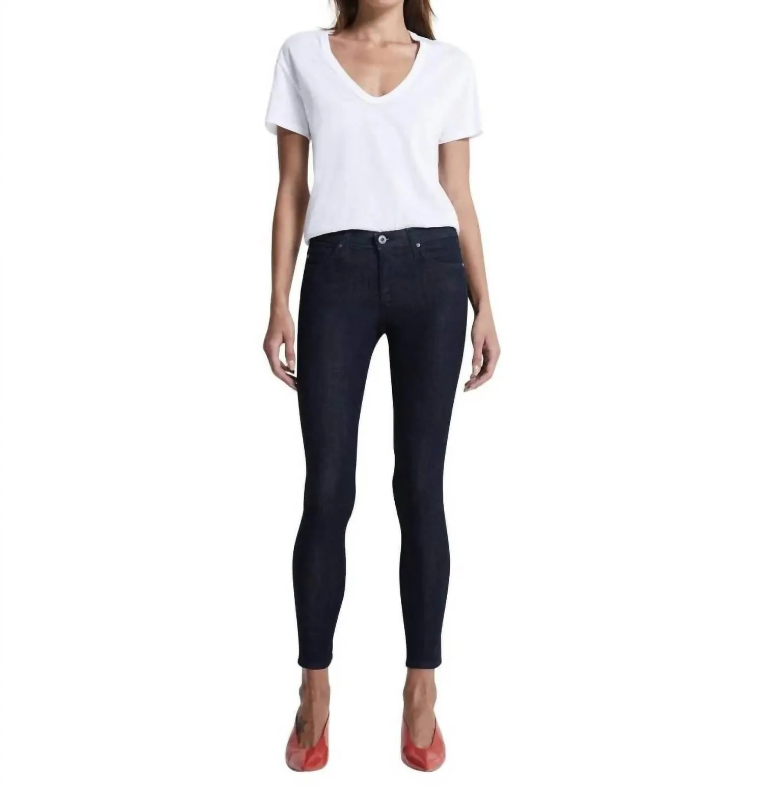 The Legging Ankle Skinny Jeans In Blue