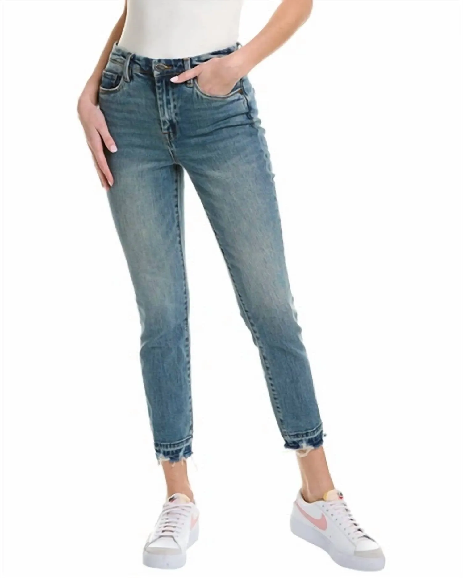 The Madison Crop High Rise Jeans Life Rolls On