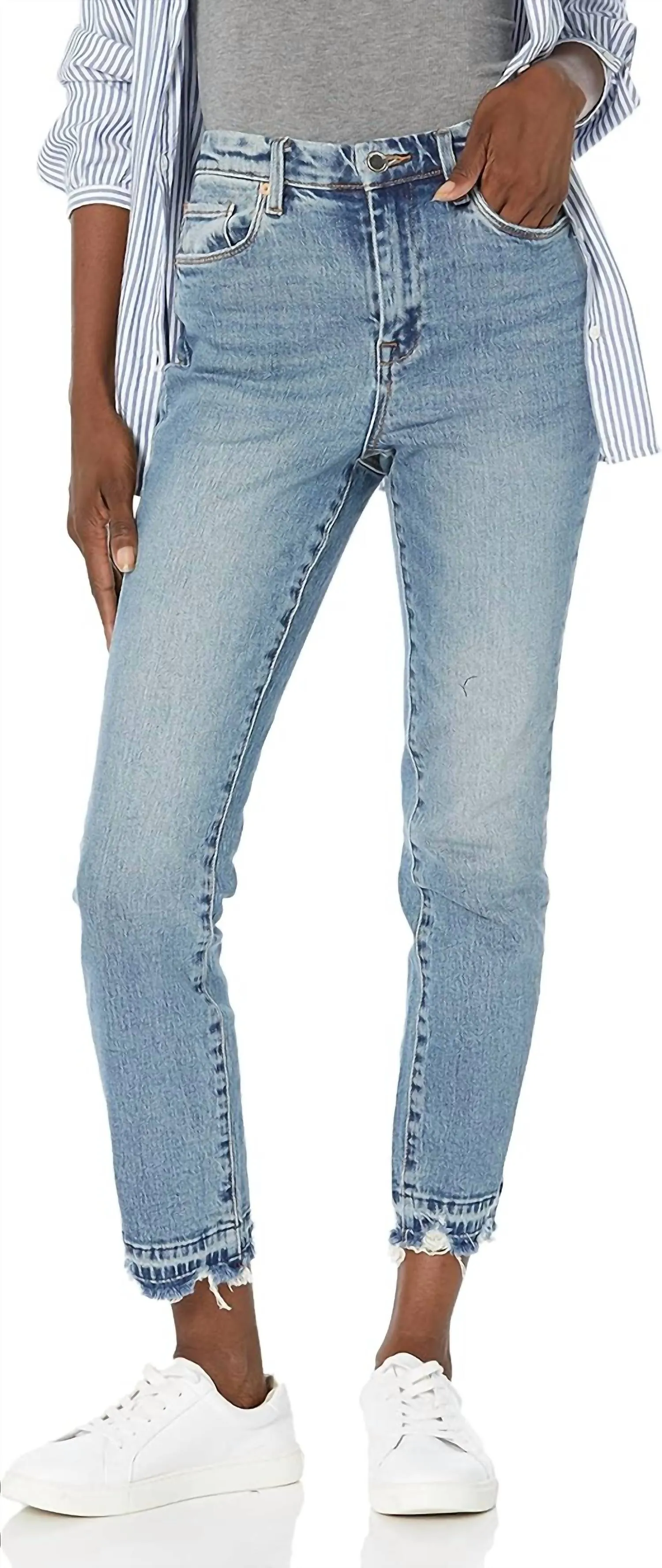 The Madison Crop High Rise Jeans Life Rolls On