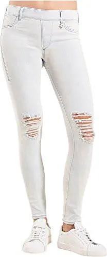 The Runway Legging Skinny Jeans, Size: Small, Color: Motley Blue Destroyed
