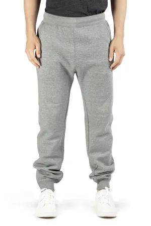 Threadfast Apparel Mens Ultimate Fleece Sweatpants w/ Pockets - Heather Grey