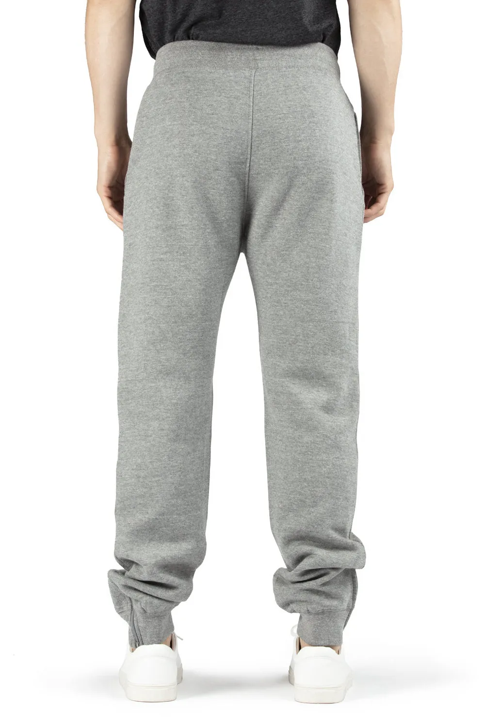 Threadfast Apparel Mens Ultimate Fleece Sweatpants w/ Pockets - Heather Grey