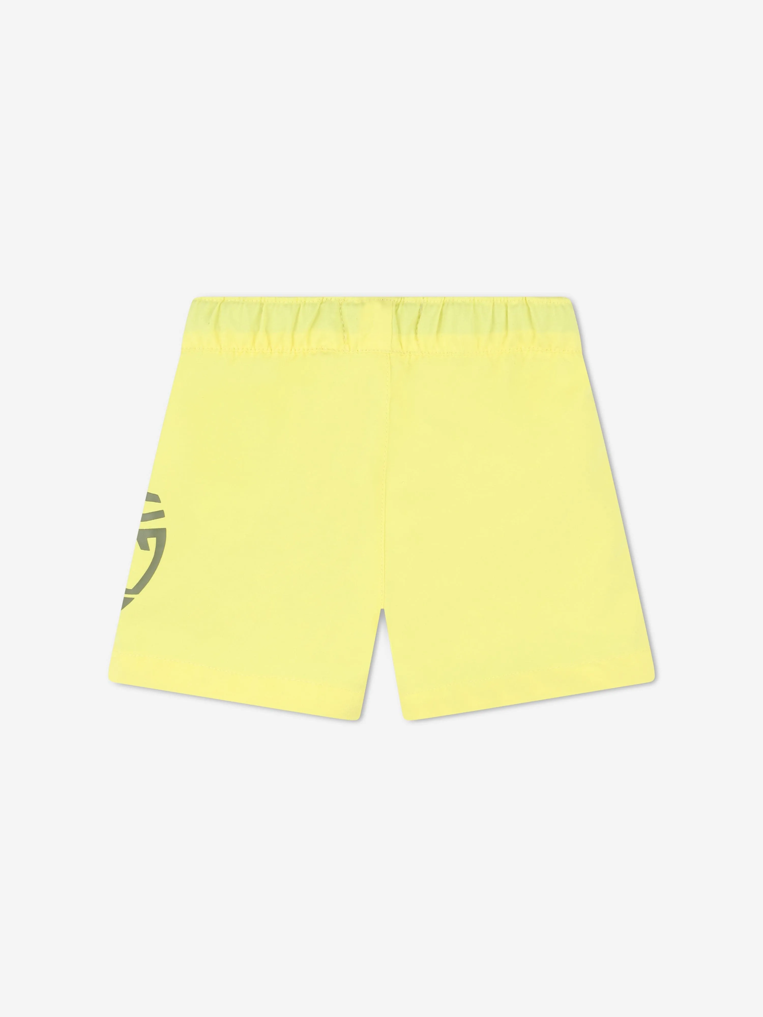 Timberland Baby Boys Logo Print Swim Shorts in Yellow
