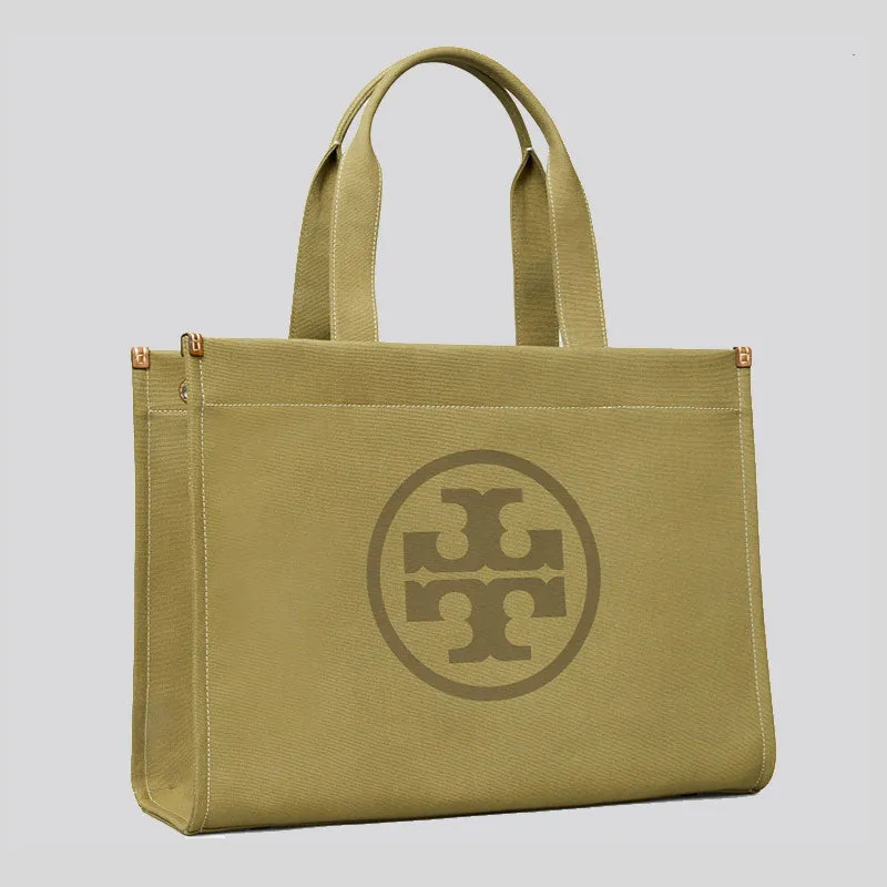 Tory Burch Bags TORY BURCH Ella Canvas Tote Dark Sage 148792