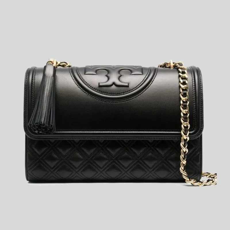 Tory Burch Bags TORY BURCH Fleming Convertible Shoulder Bag Black 76997