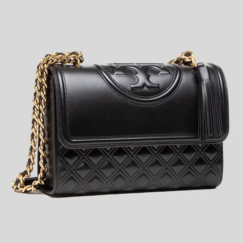 Tory Burch Bags TORY BURCH Fleming Convertible Shoulder Bag Black 76997