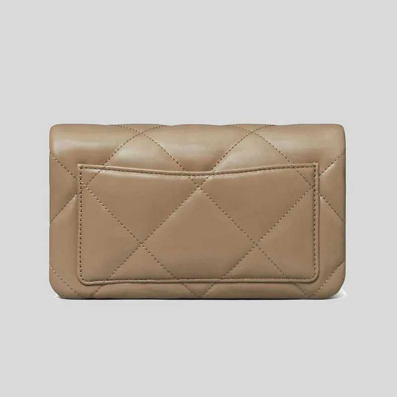 Tory Burch Bags TORY BURCH Kira Diamond Quilt Chain Wallet Taupe Oak 158624