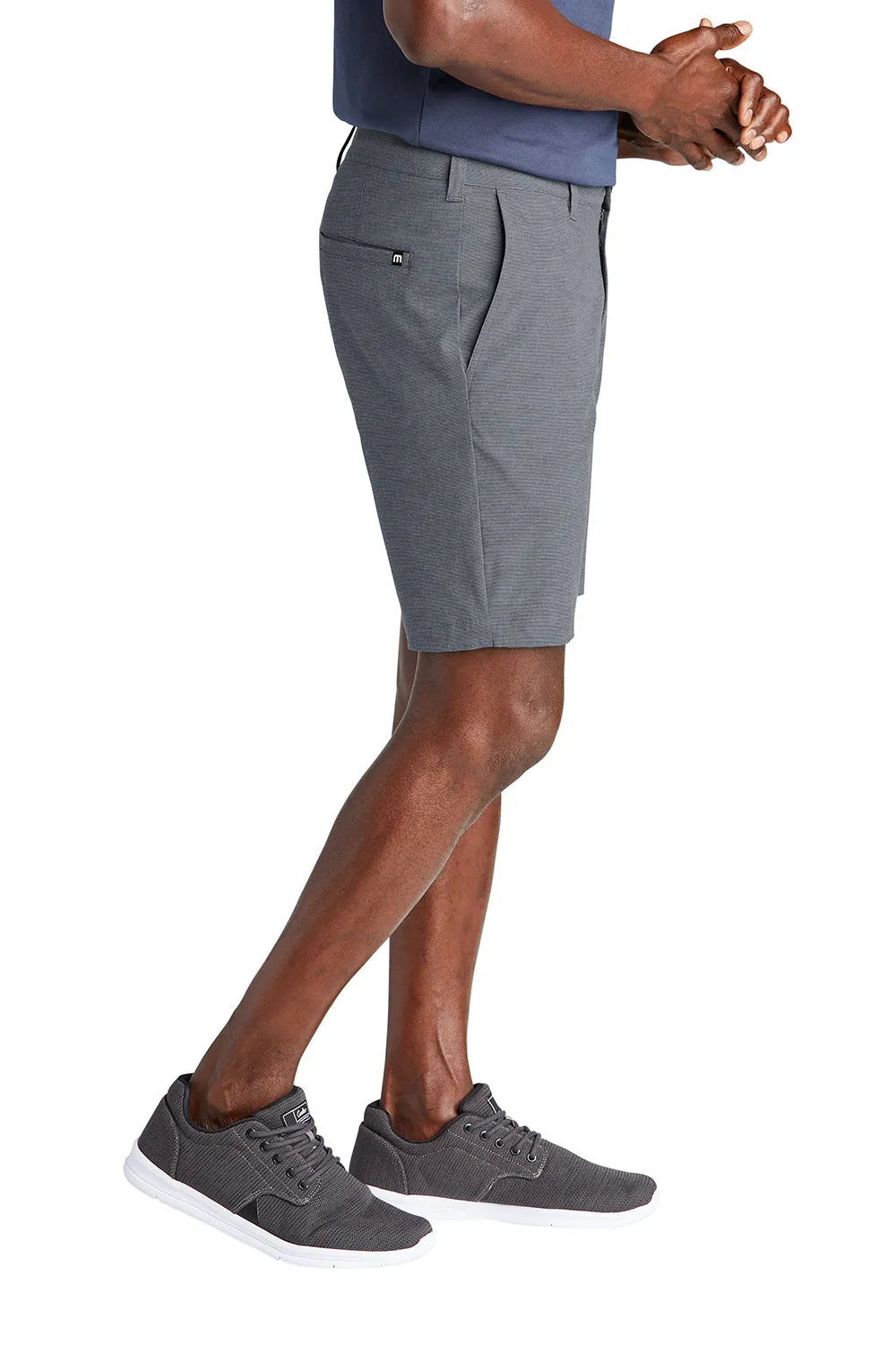 TravisMathew Mens El Dorado Wrinkle Resistant Shorts w/ Pockets - Navy Blue