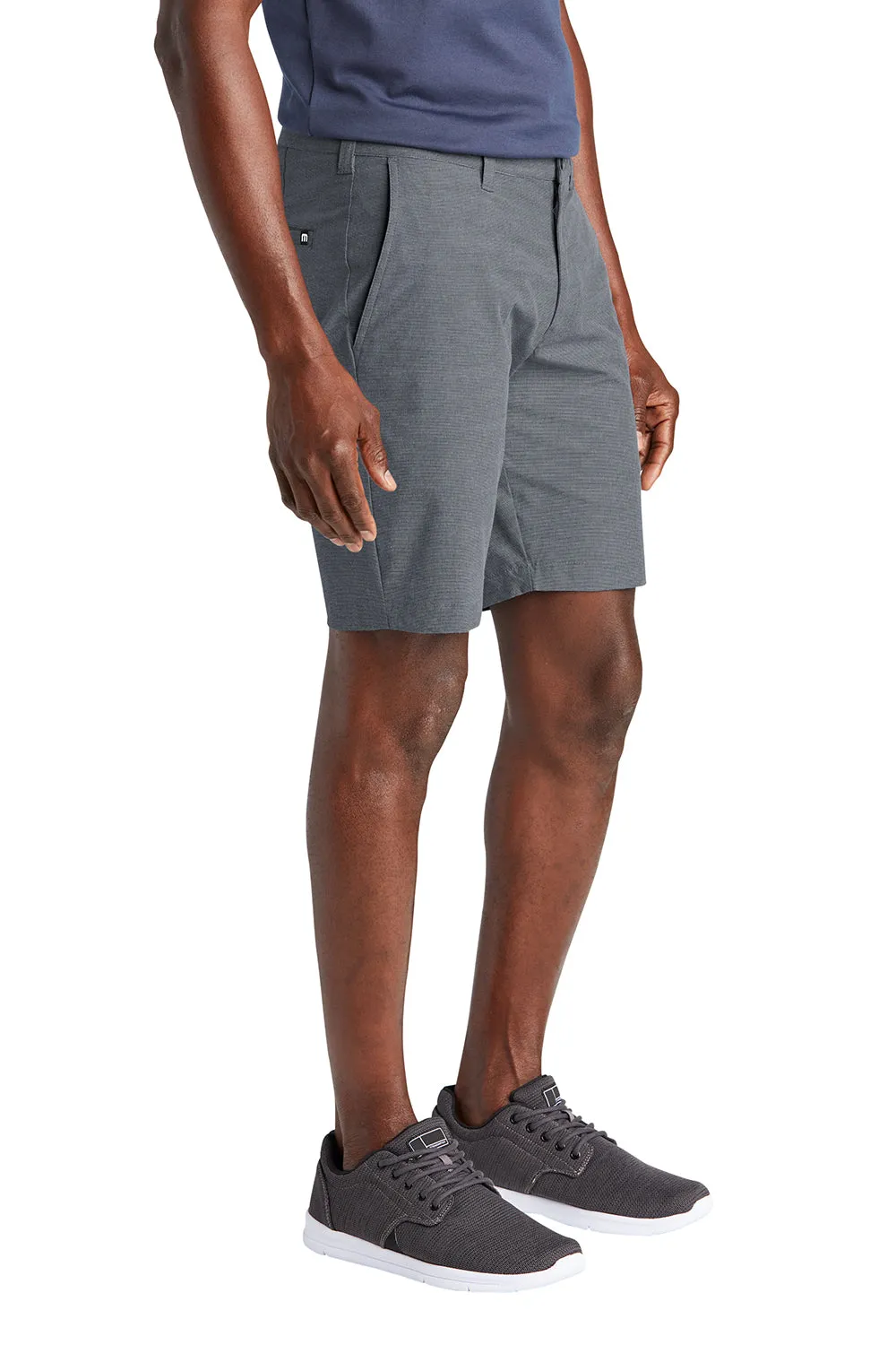 TravisMathew Mens El Dorado Wrinkle Resistant Shorts w/ Pockets - Navy Blue