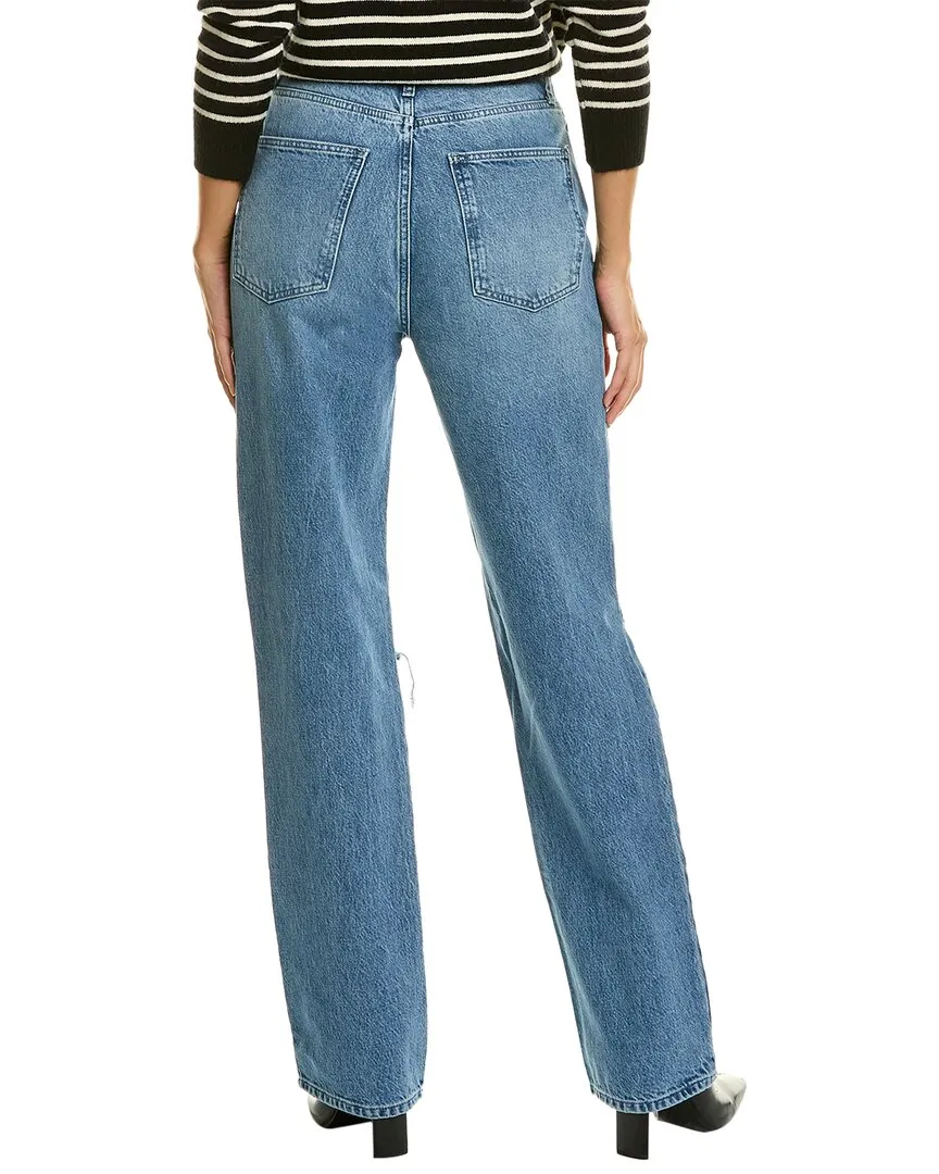 Triarchy Medium Indigo High-Rise Straight Jean