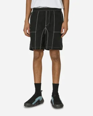 Triple Needle Bishop Shorts Black