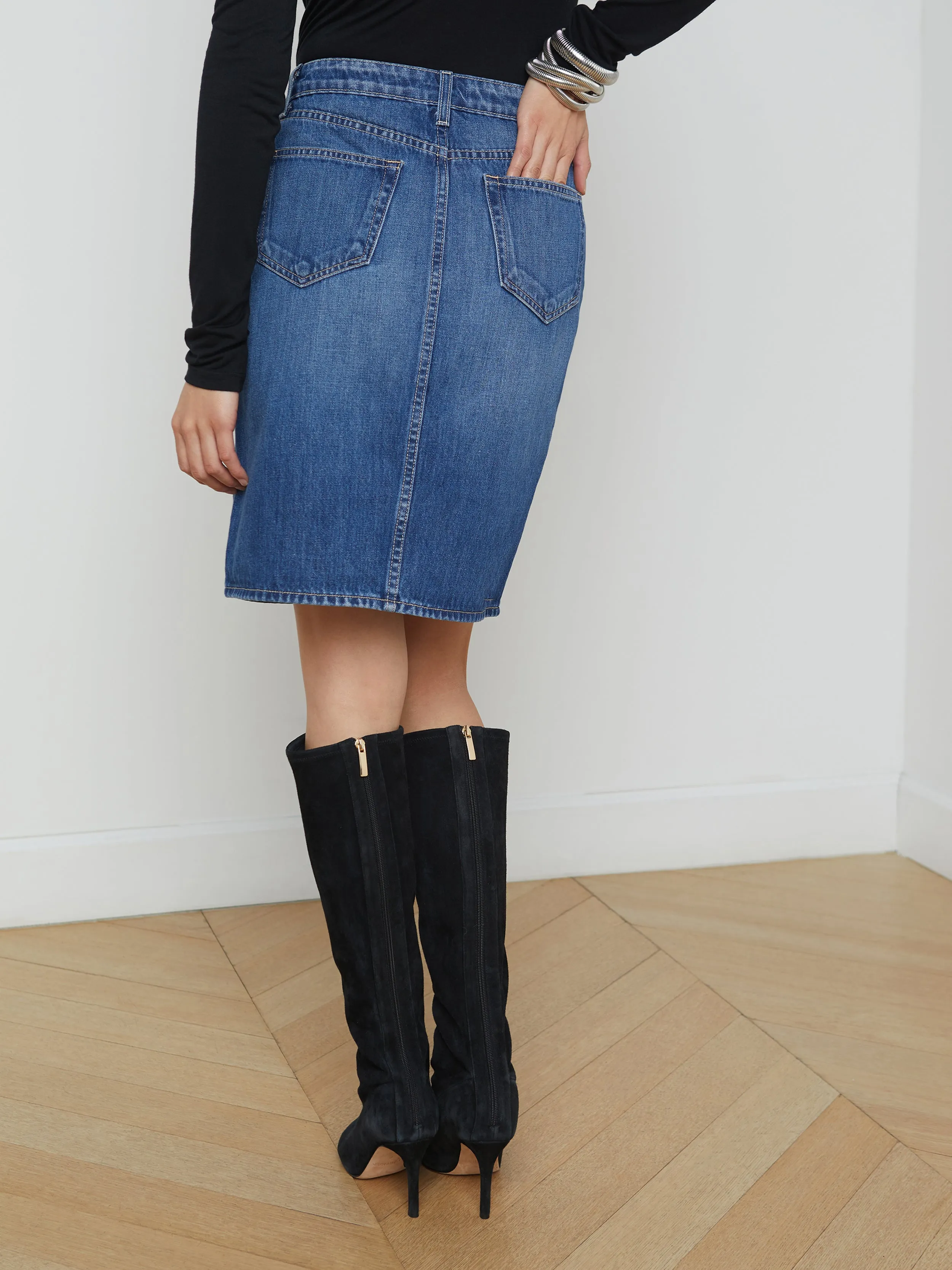 Tylee Denim Skirt