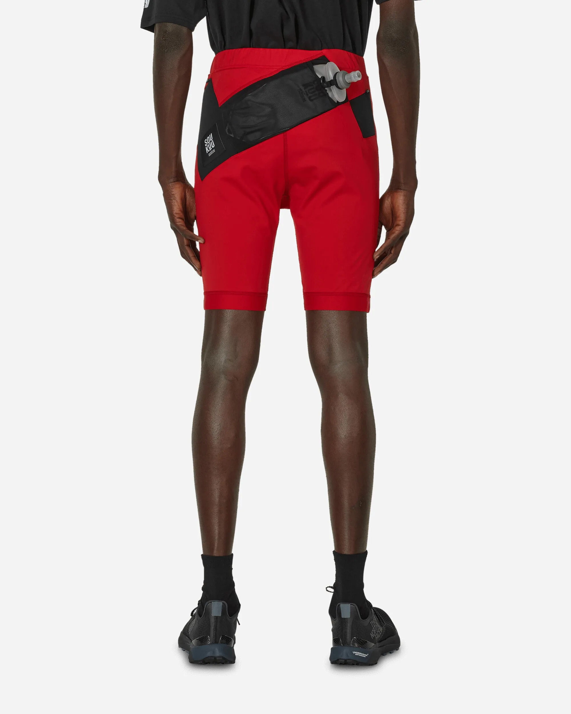 UNDERCOVER Soukuu Trail Run Utility Shorts Tights Chili Pepper Red