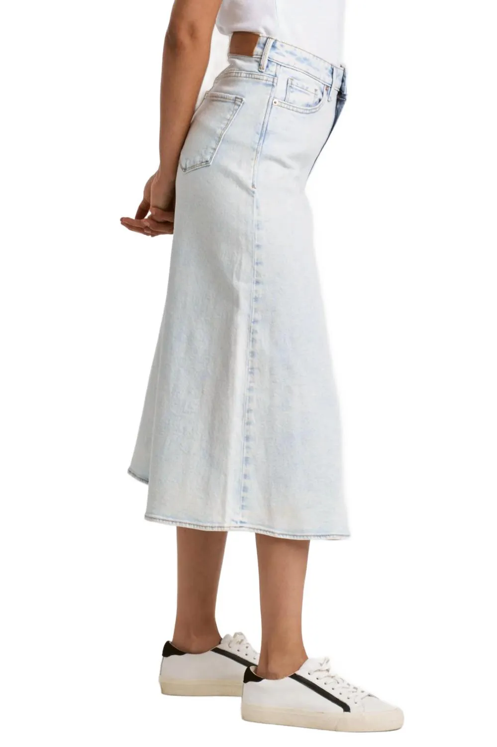 Vanessa Midi Skirt In Denim
