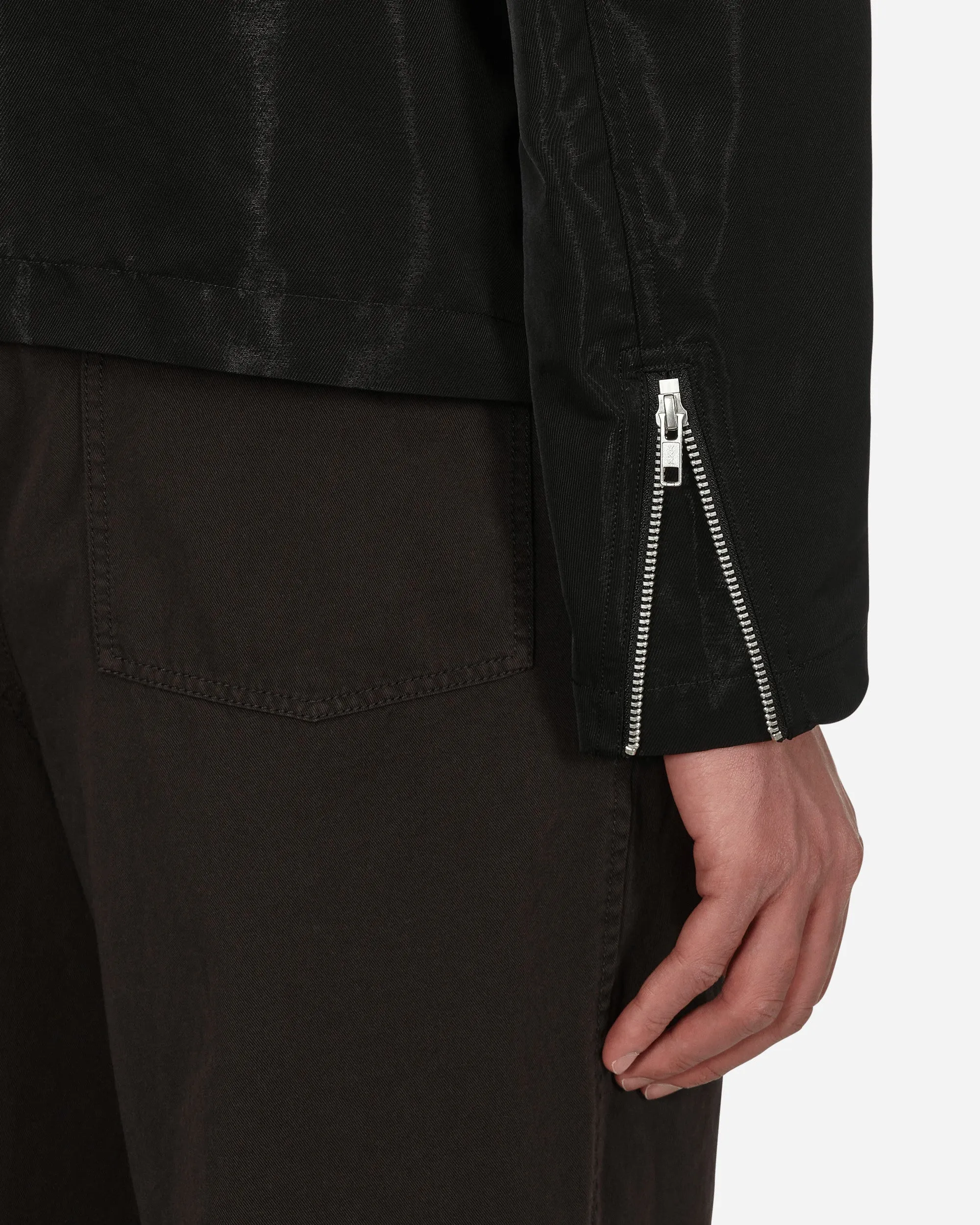 Velvet Zip Jacket Black