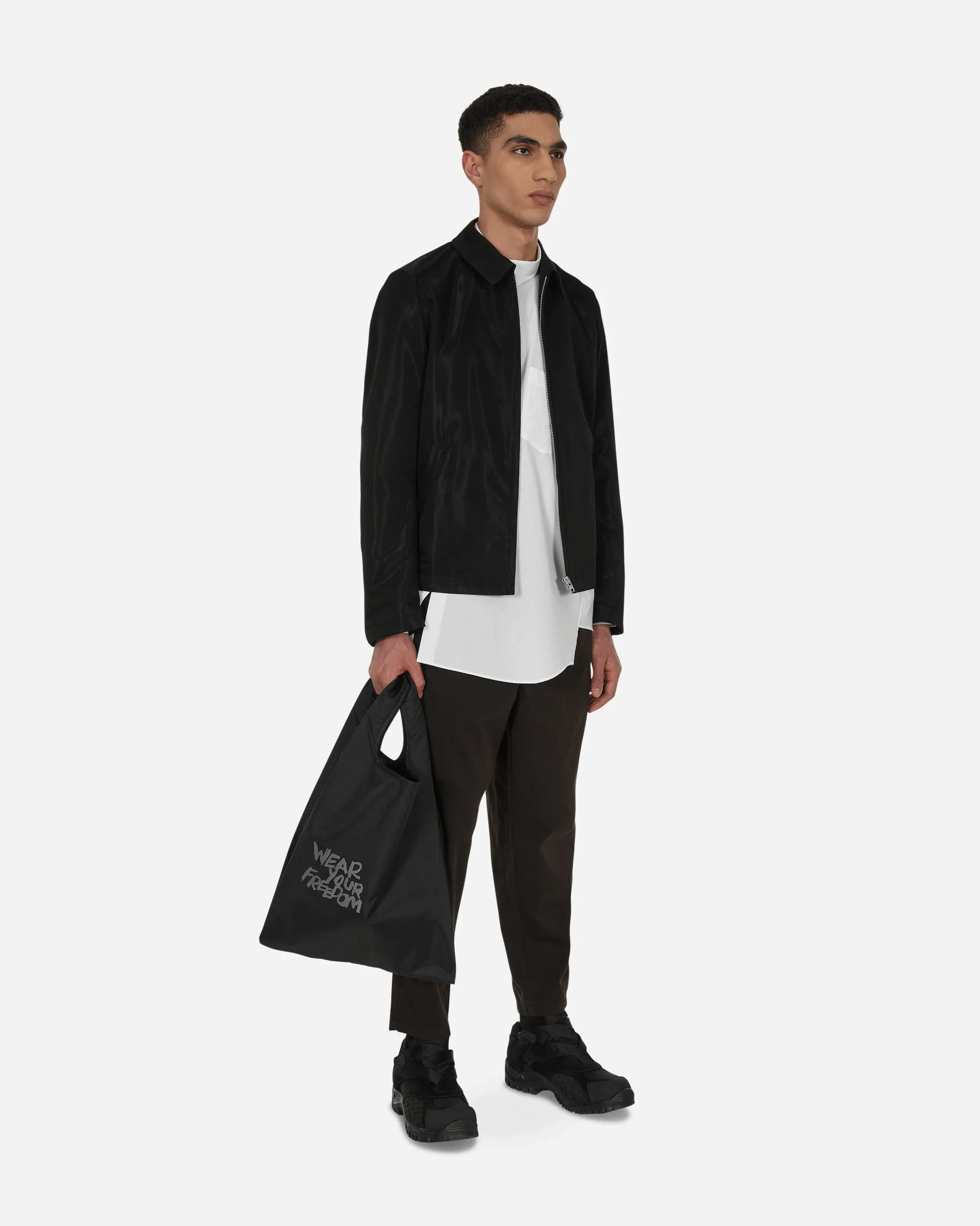 Velvet Zip Jacket Black